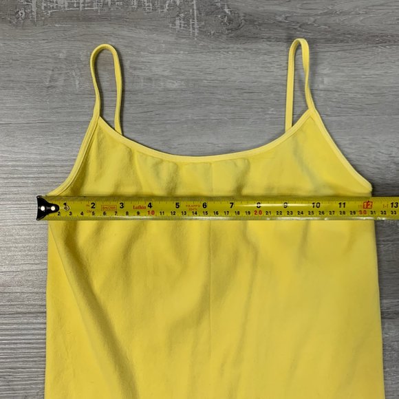 3/$25 Nikibiki Basic Yellow Camisole Tank Top S - Picture 5 of 6